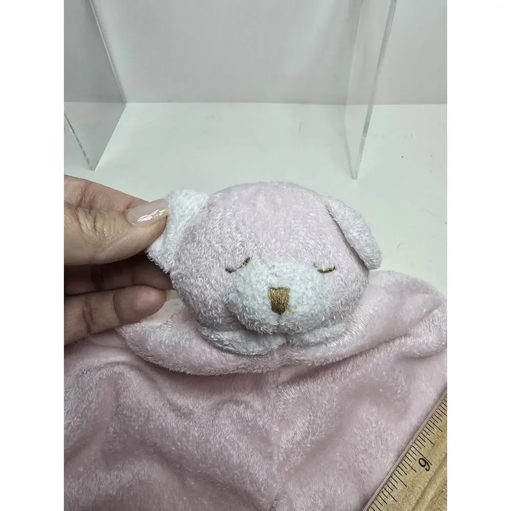 Angel Dear Pink Bear Security Blanket Baby Lovie Blankiet 13 x 13